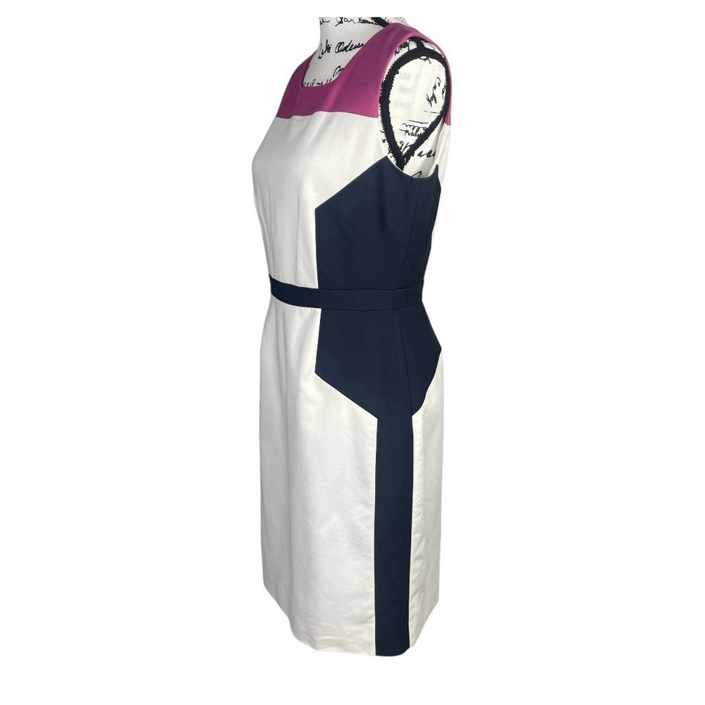 Antonio Melani Dress Colorblock Sleeveless Slimming Panels 8 - Picture 2 of 6
